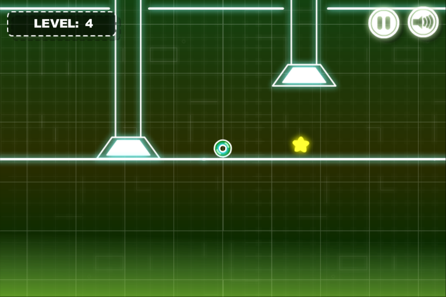 Neon Road Game Crushers Screenshot.