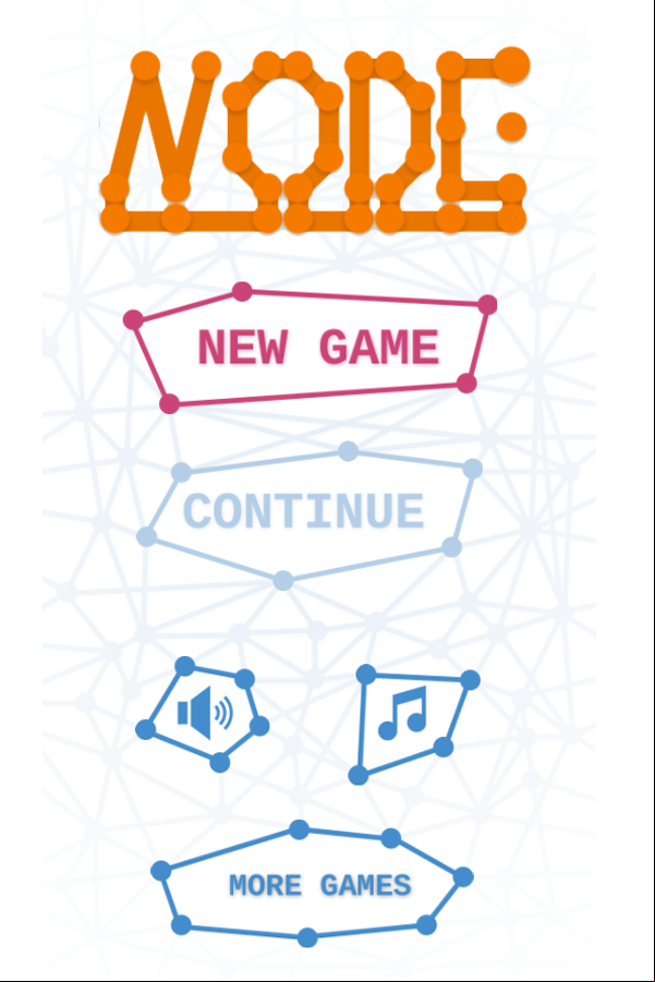 Node Game Welcome Screenshot.