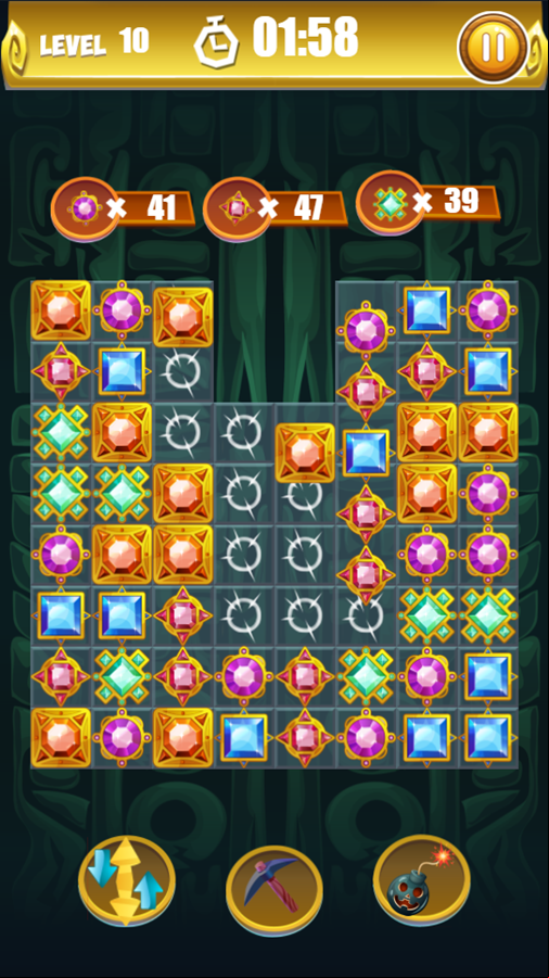 Old Relic Puzzle Game Level Progress Screenshot.