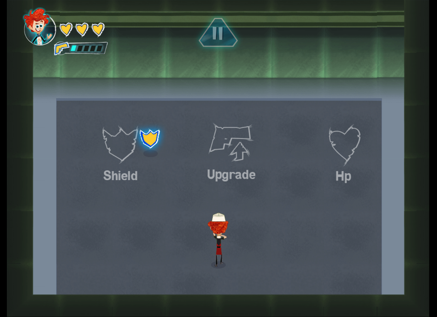 Penn Zero Part Time Hero Zap Trap Game Upgrades Screenshot.