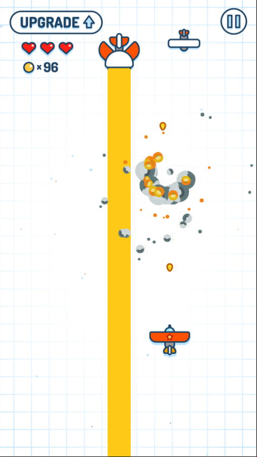 Plane Shooter Game Screenshot.