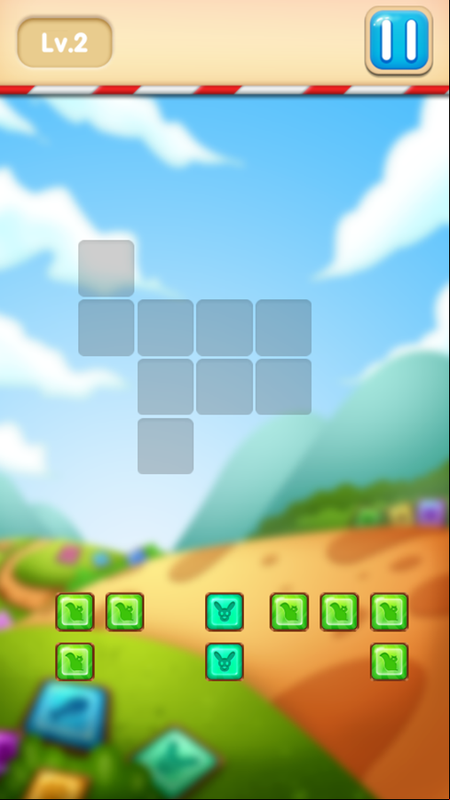 Puzzle Block Game Next Level Screenshot.