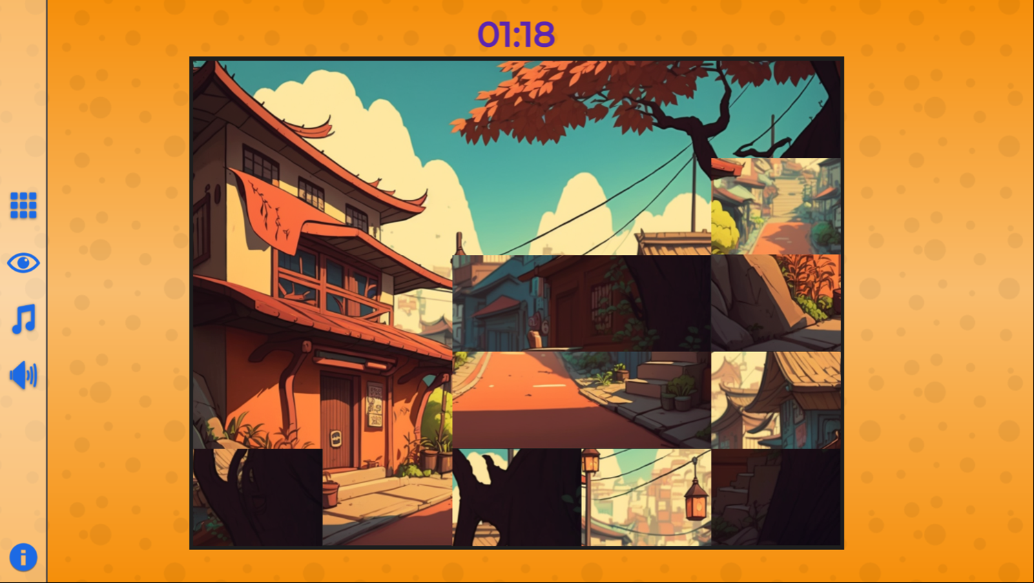 Puzzle Swap Game Screenshot.