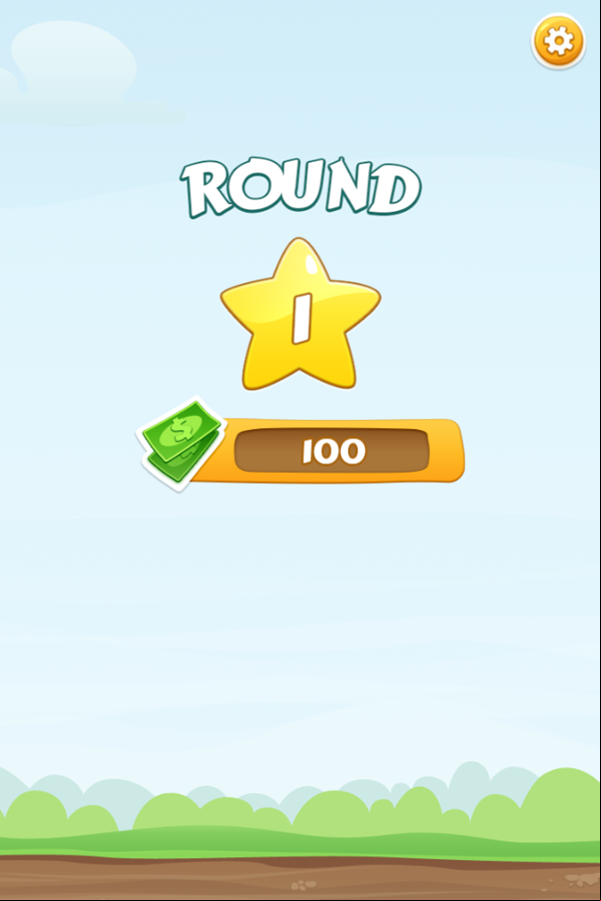 Quizzer Game Round Start Screenshot.