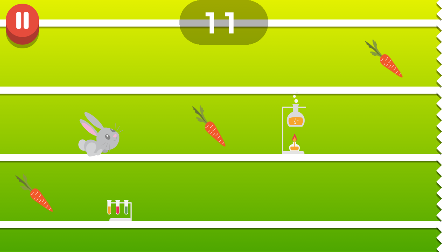 Rabid Rabbit Game Play Screenshot.