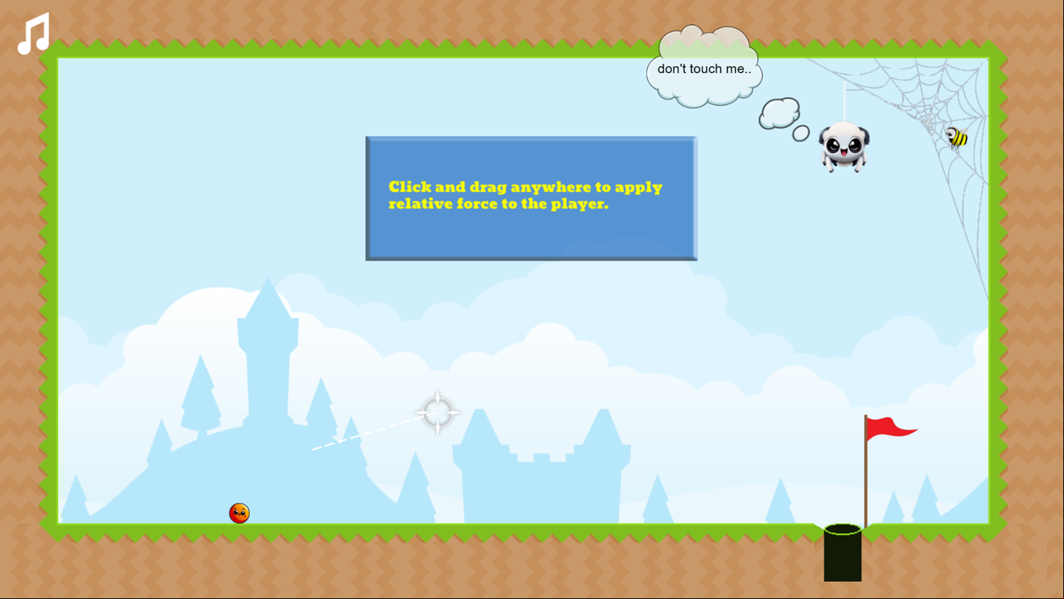 Roll and Escape Game Level Start Screenshot.