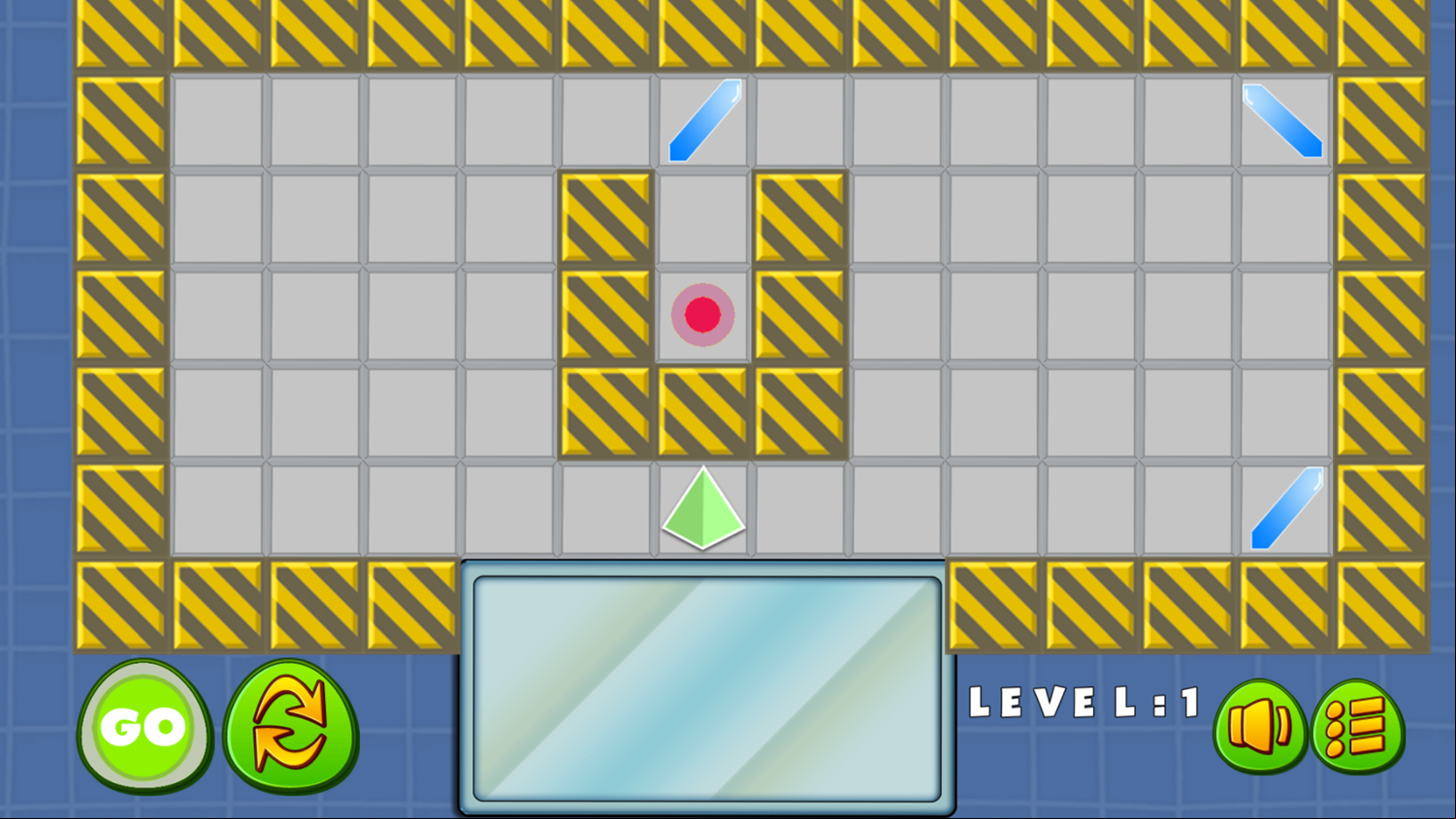 Rubi's Lazer Maze Game Play Screenshot.