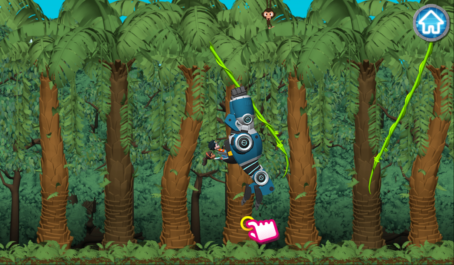 Rusty Rivets Jungle Rescue Game How To Play Screenshot.