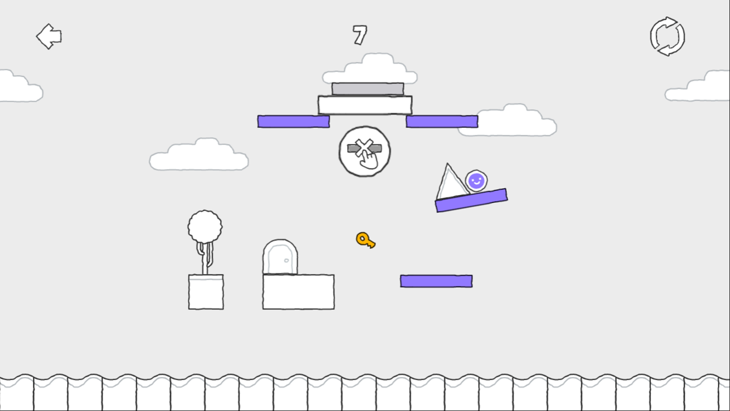 Scribble World Physics Puzzle Game Unbreakable Platform Screenshot.