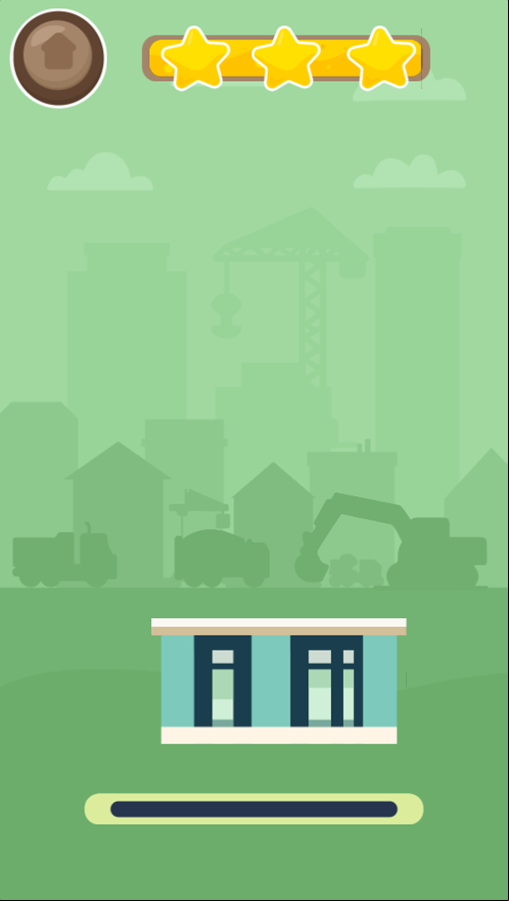 Skyscraper Game Level Start Screenshot.