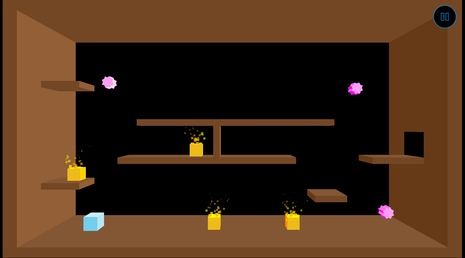 Slime Square Game Level Progress Screenshot.