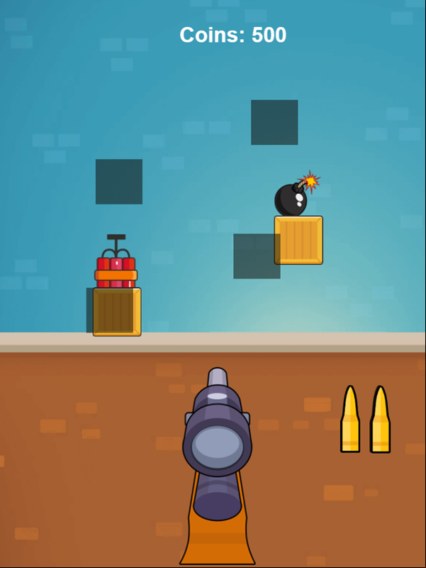 Sniper Hero Game Level Start Screenshot.