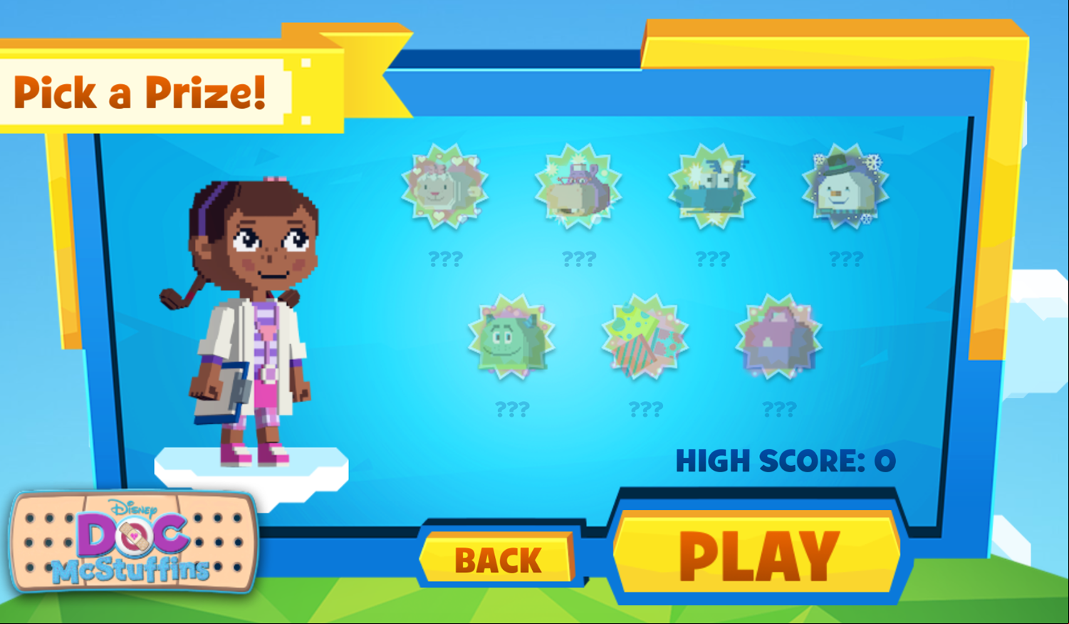 Soaring Over Summer Arcade Game Doc Mcstuffins Screenshot.