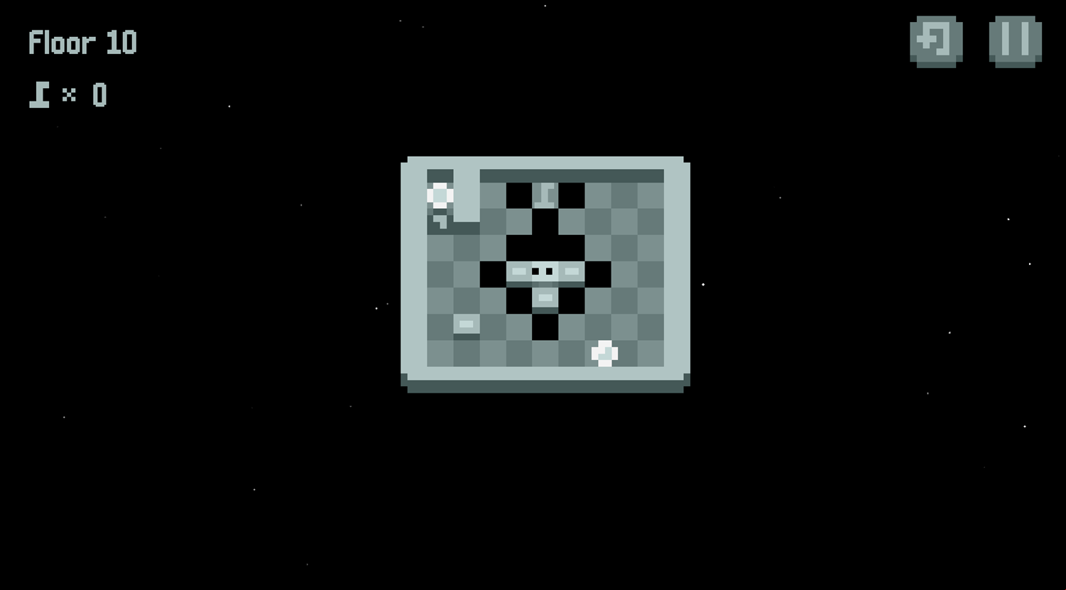 Space Slide Puzzle Game Level Progress Screenshot.