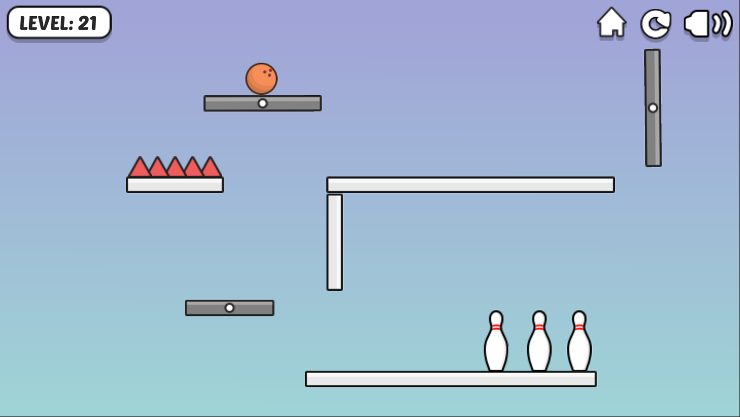 Spin Bowling Game Back and Forth Level Screenshot.
