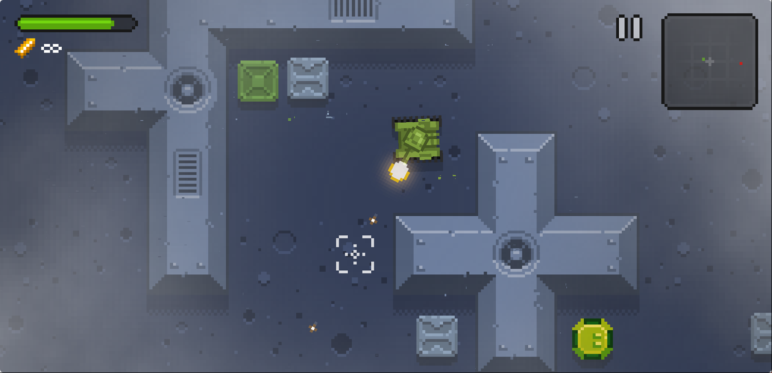 Tanks of the Galaxy Game Screenshot.