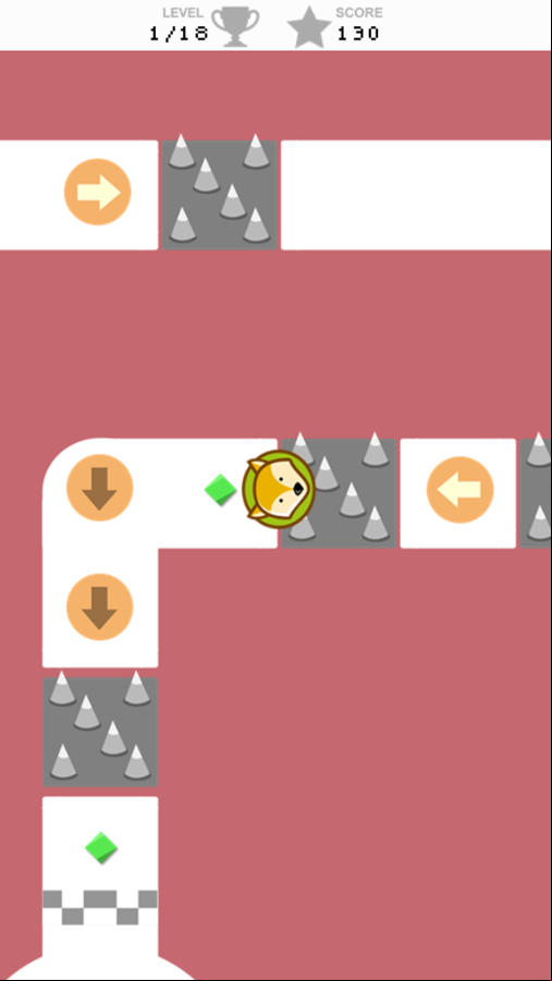 Tap Touch Run Game Level Play Screenshot.