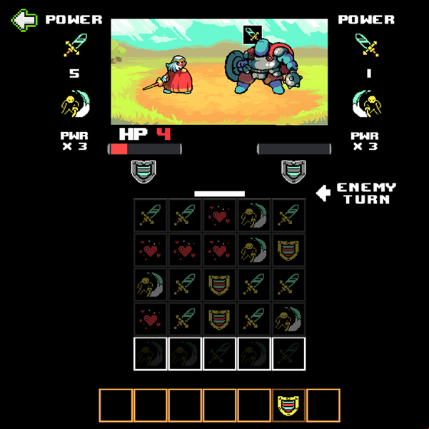 The Last Paladin Game Enemy Defeated Screenshot.