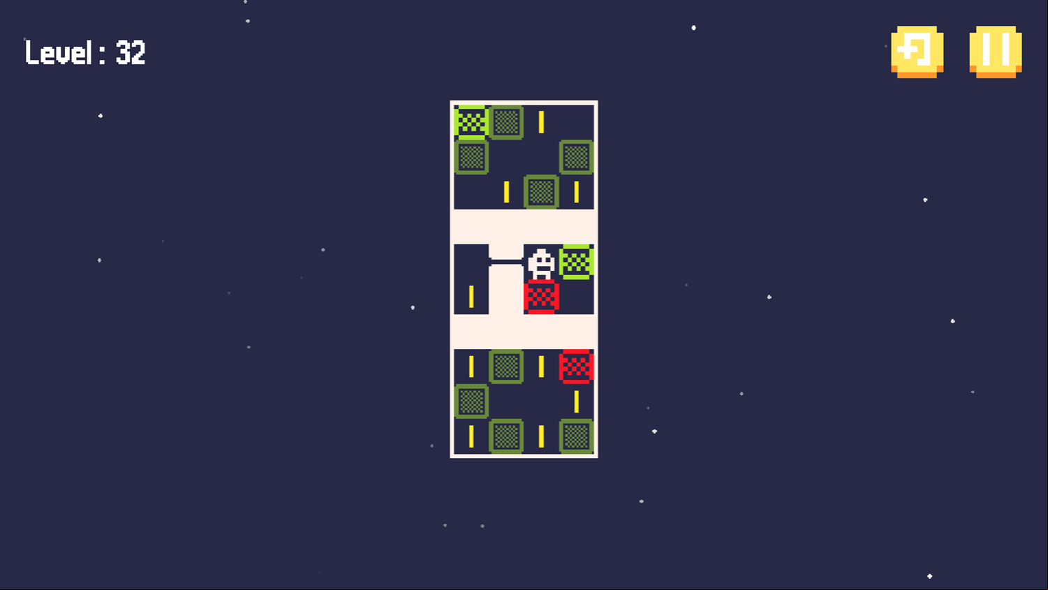 Tomb Run Puzzle 2 Game Level With Multiple Warps Screenshot.