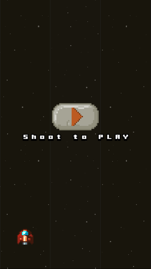 Treze Rocket 2 Game Welcome Screen Screenshot.