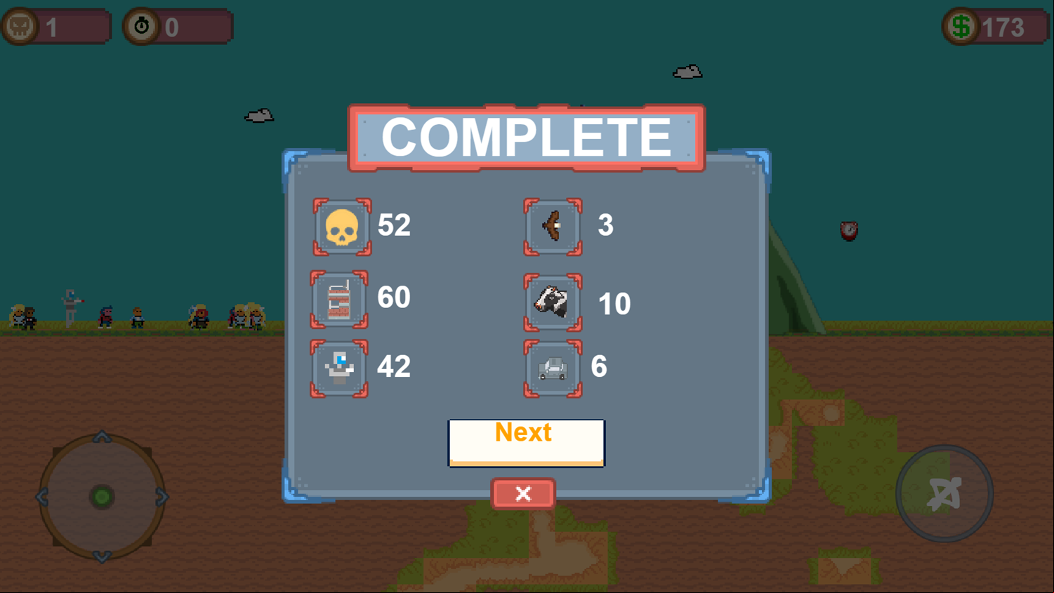 Underground Worm Game Complete Screenshot.